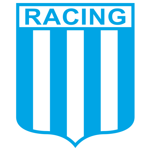 Escudo de futbol del club RACING